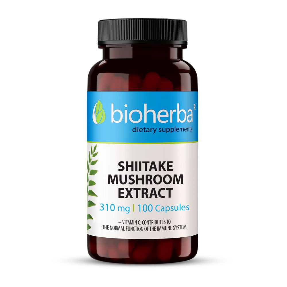 Shiitake Mushroom Extract 310 mg - 100 капсули - Feel You