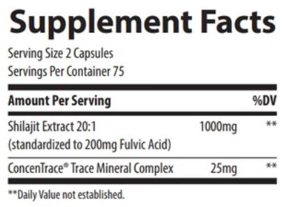 Shilajit 1000 mg - 150 капсули - Feel You