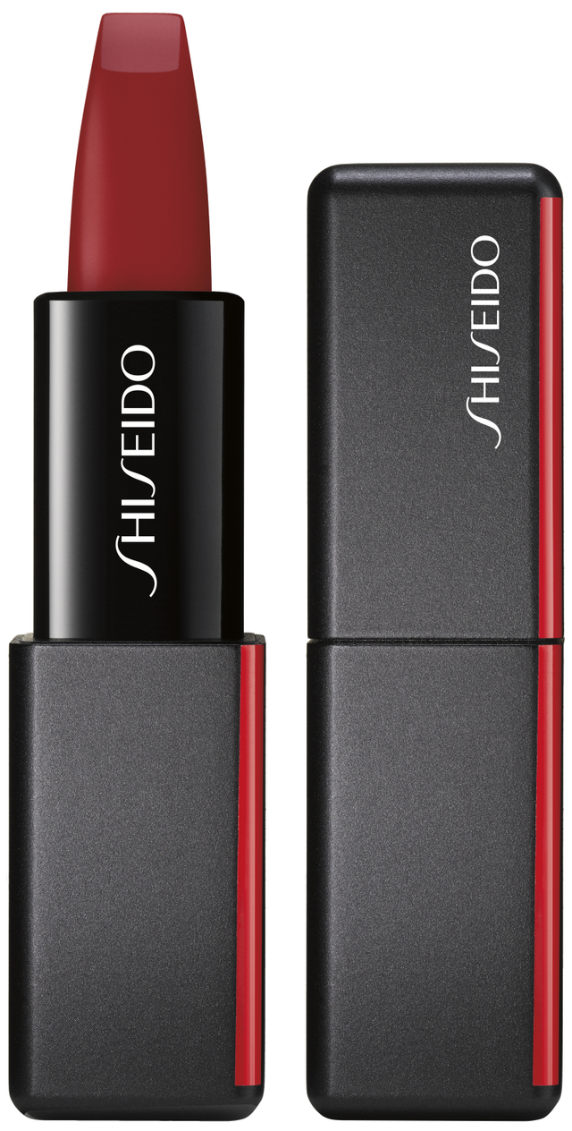 Shiseido, Modern Matte Powder, Matte, Cream Lipstick, 516, Exotic Red, 4 g - Feel You