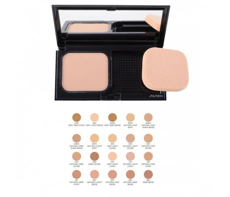 Shiseido, Sheer Matifying Compact, Oil-Free, Long Lasting, Compact Foundation, O20, Natural Light Ochre, SPF 10, Refillable, 9.8 g - Feel You