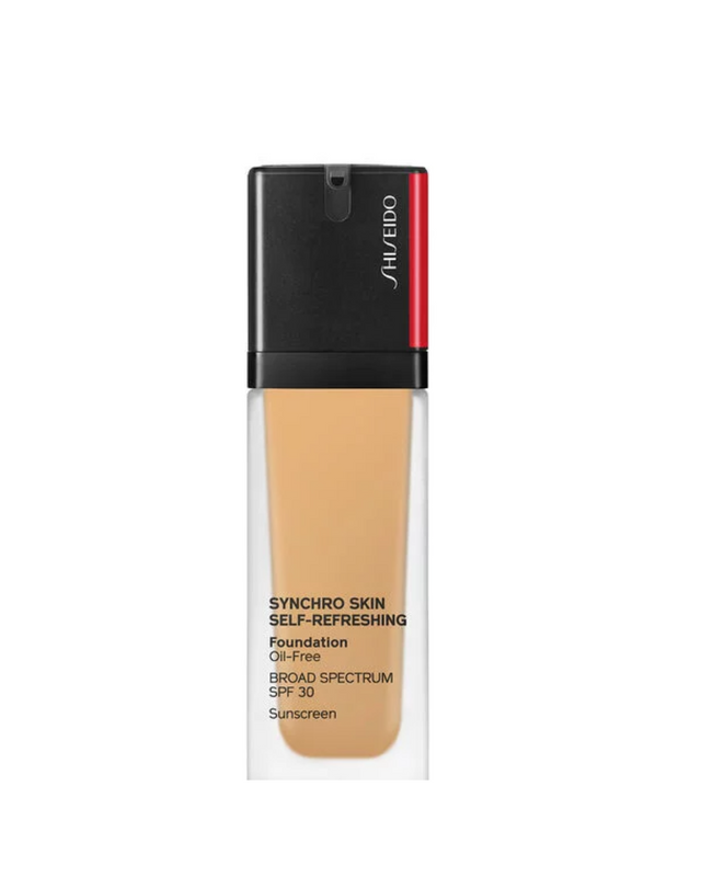 Shiseido, Synchro Skin Self-Refreshing, Oil-Free, Liquid Foundation, 340, Oak, SPF 30, 10 ml *Tester - Feel You