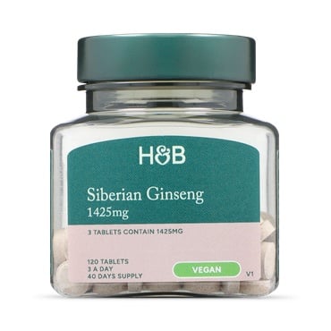 Сибирски женшен (Siberian Ginseng) 500мг 120 таблетки, H&B - Feel You