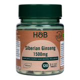 Сибирски женшен (Siberian Ginseng) 500мг 120 таблетки, H&B - Feel You