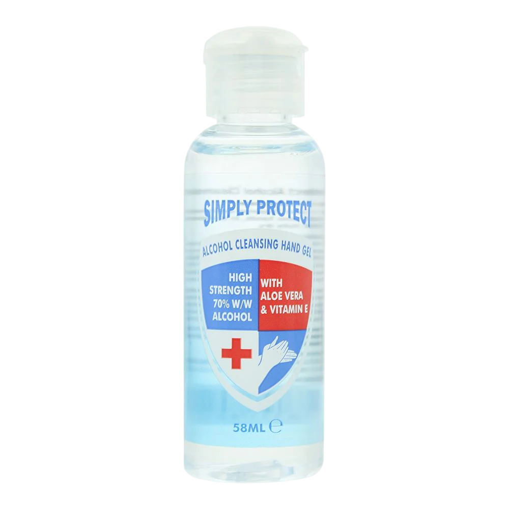Simply Protect, Simply Protect, Alcohol, Anti-Bacterial, Hand Gel, 58 ml - Feel You