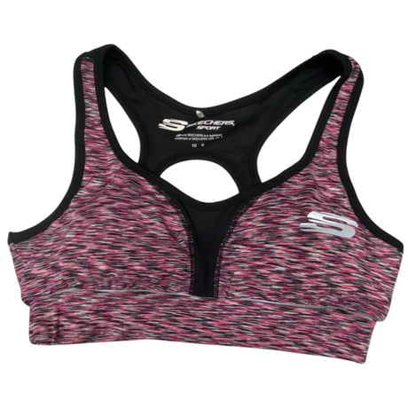 Skechers, Erinlined, Sports Women Synthetic Bra, Magenta, For Women, Size 10 - Feel You