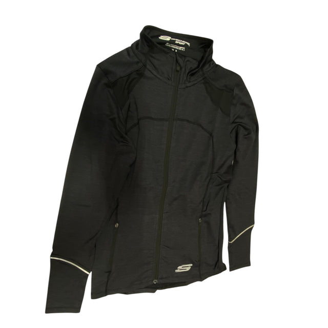Skechers, Leia Mari, Sports Women Synthetic Jacket, Black, Size 10 - Feel You