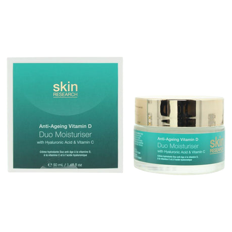 Skin Research, Intelligent Youth Peptide, Vitamin D, Anti-Ageing, Cream, For Face, 50 ml - Feel You