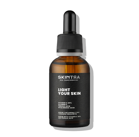 SkinTra - Light Your Skin - Serum with Vitamin C 20% and Ferulic Acid - 30ml - Feel You