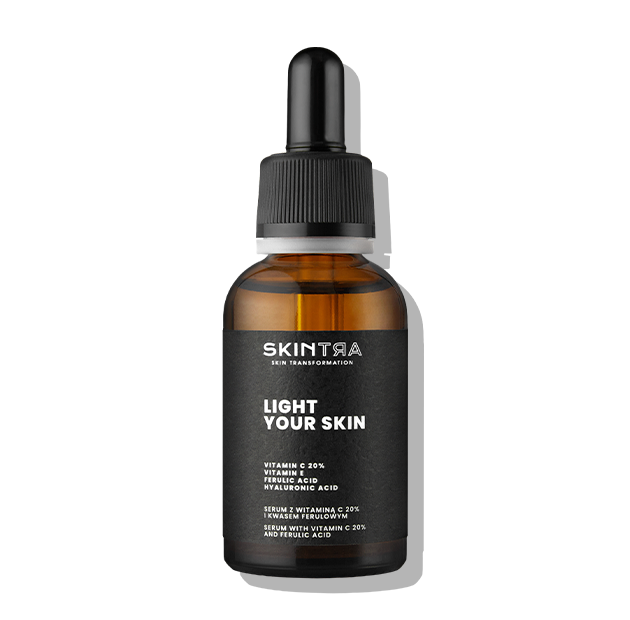 SkinTra - Light Your Skin - Serum with Vitamin C 20% and Ferulic Acid - 30ml - Feel You