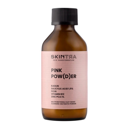 SkinTra - Pink Pow(d)er - Multifunctional Cleansing-Enzymatic Powder on Clay Base - 40g - Feel You