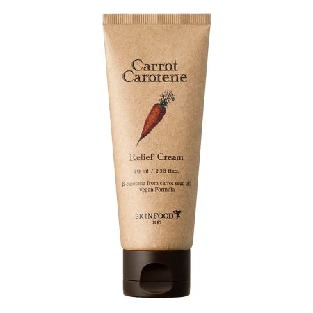 Skinfood - Carrot Carotene Relief Cream - Soothing Face Cream with Carrot Root Extract - 70ml - Feel You