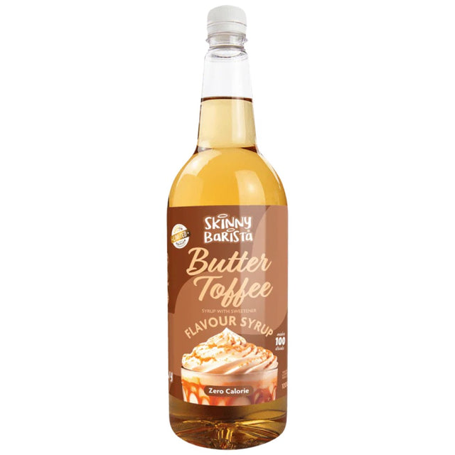 Skinny Barista Zero Calorie Coffee Syrup | Butter Toffee - 1000 мл - Feel You