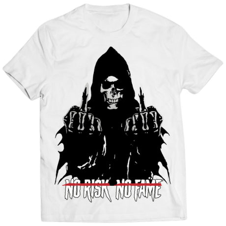 Skull Labs T-Shirt | White-Silver - Feel You