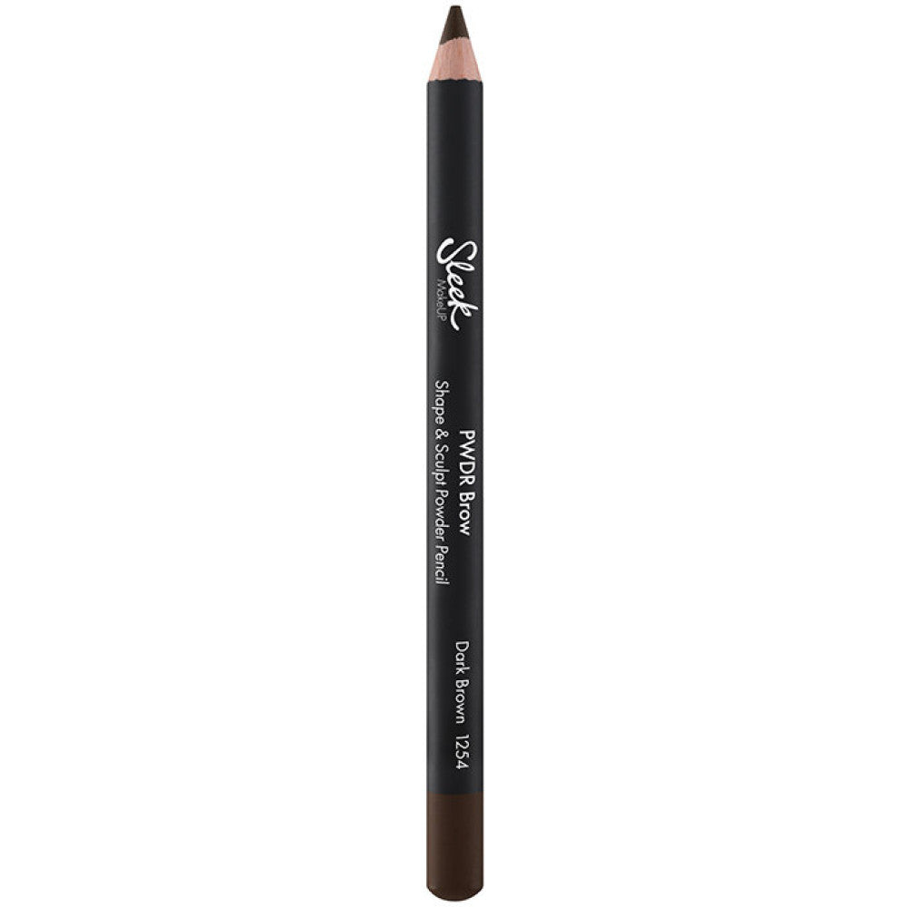 Sleek MakeUP, Pwdr, Blending, Eyebrow Cream Pencil, 1254, Dark Brown, 1.29 g - Feel You