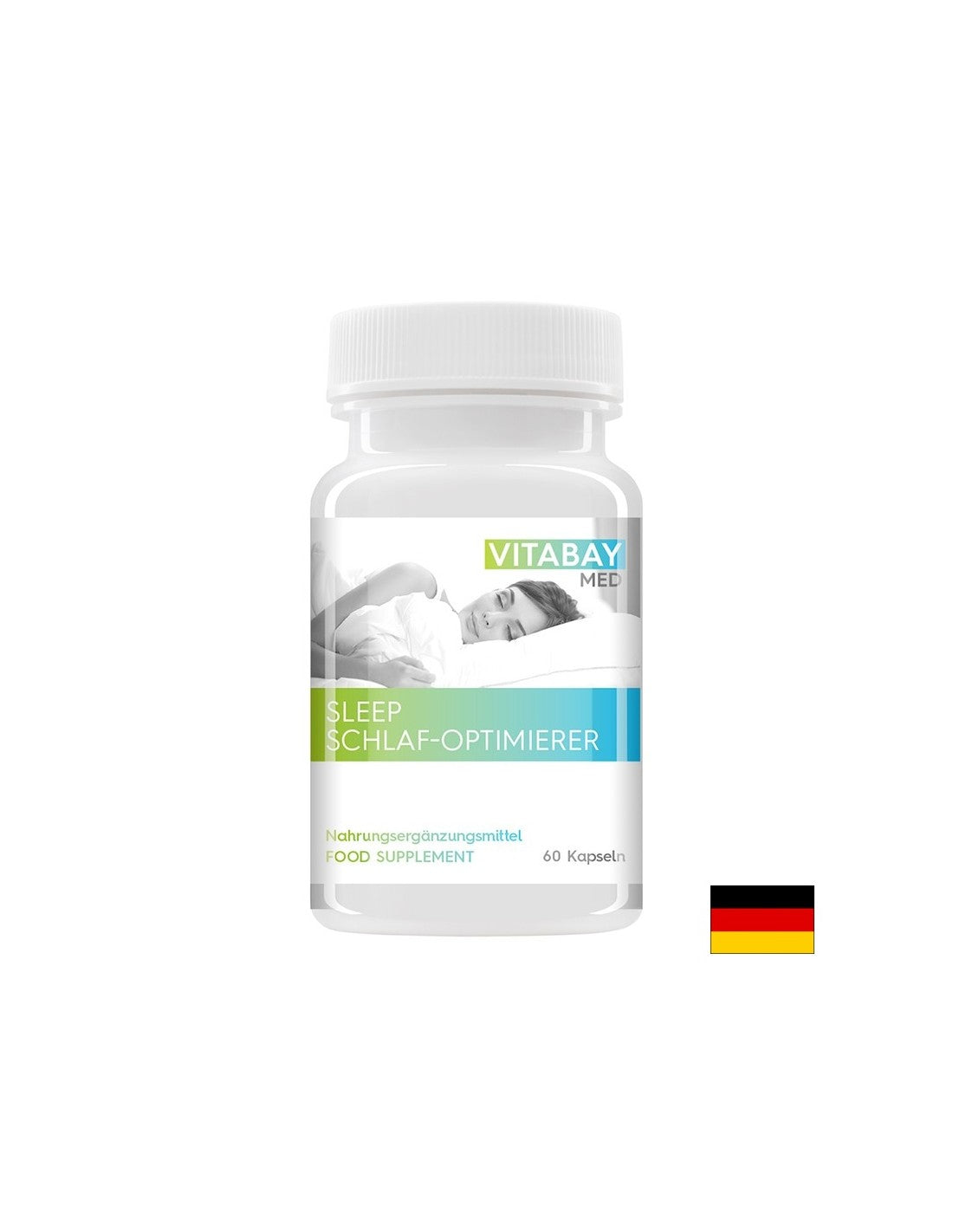 Стрес и безсъние - Маточина Sleep Schlaf Optimizer MED, 60 V капсули - Feel You