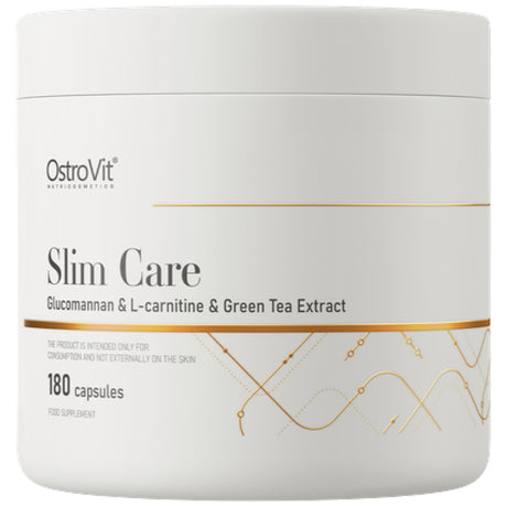 Slim Care | Glucomannan & L-Carnitine & Green Tea Extract - 180 капсули - Feel You