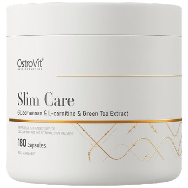 Slim Care | Glucomannan & L-Carnitine & Green Tea Extract - 180 капсули - Feel You