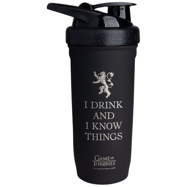 Smart Reforce Stainless Steel Shaker | Game Of Thrones I Drink and I Know Things - 900 мл - Feel You