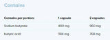 Sodium Butyrate SR 960 mg | Sustained Release - 120 капсули - Feel You