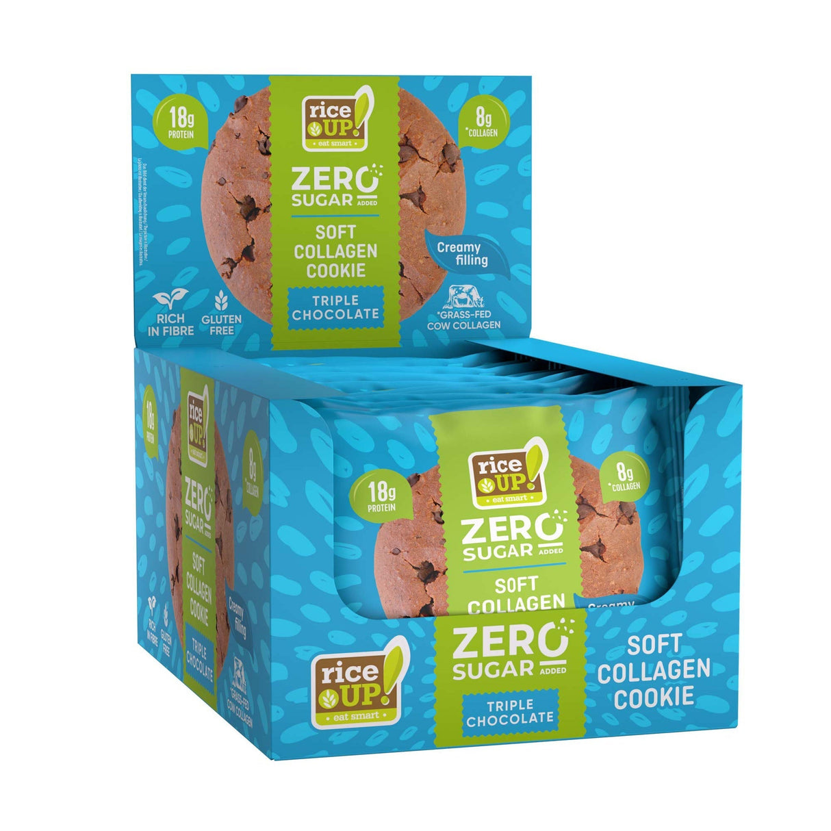 Soft Cookie with 8g Collagen & No Added Sugar - 12 х 60 грама - Feel You