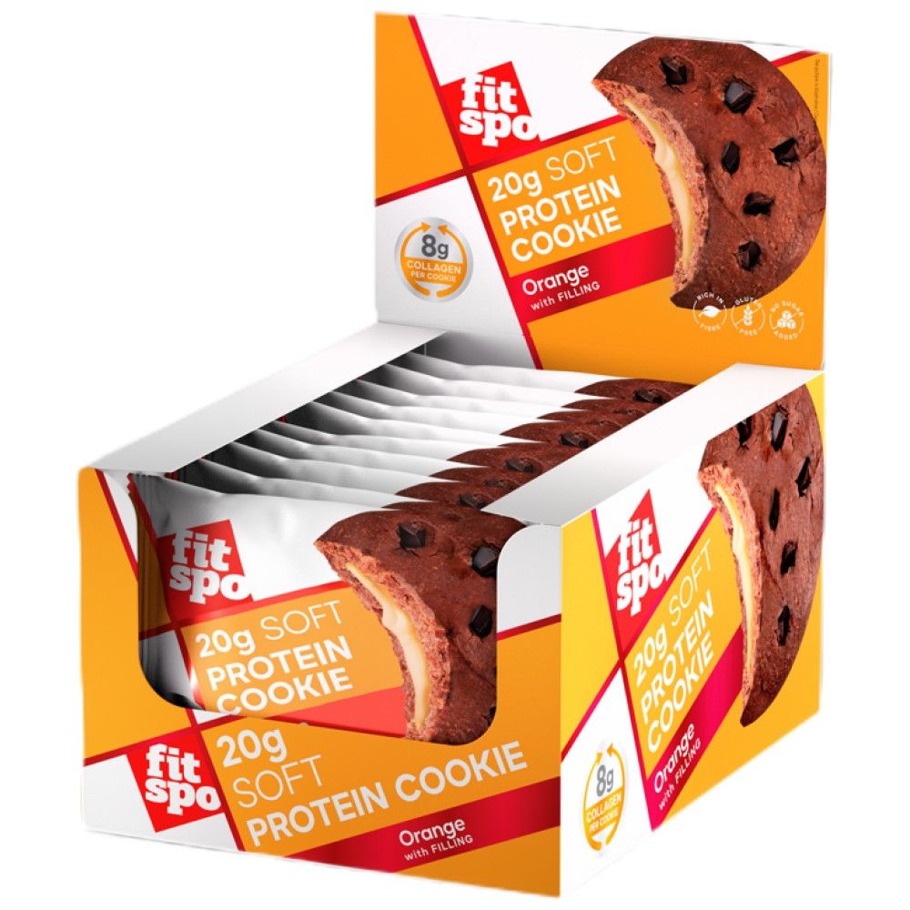 Soft Protein Cookie | with 8g Collagen & No Added Sugar - 10 x 70 грама - Feel You