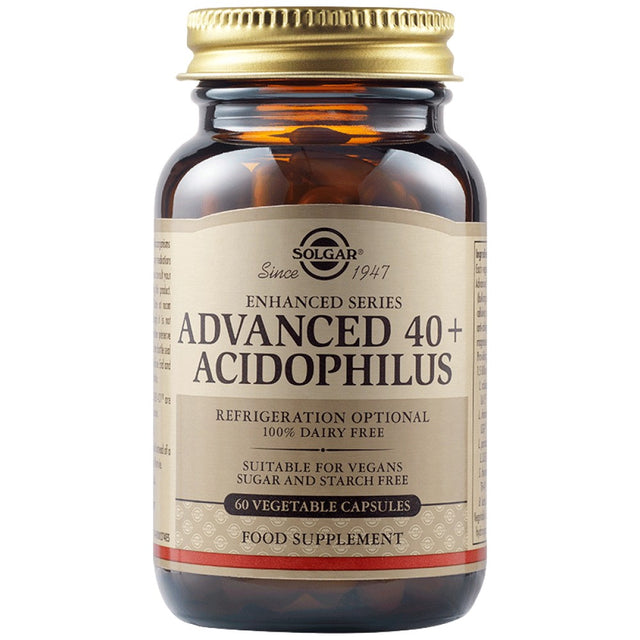 Solgar Advanced 40+ Acidophilus - 60 капсули - Feel You