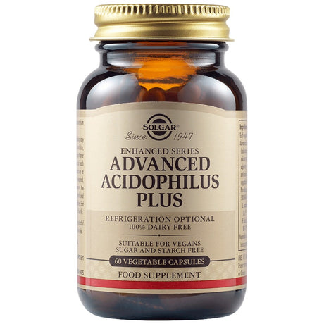 Solgar Advanced Acidophilus Plus - 60 капсули - Feel You