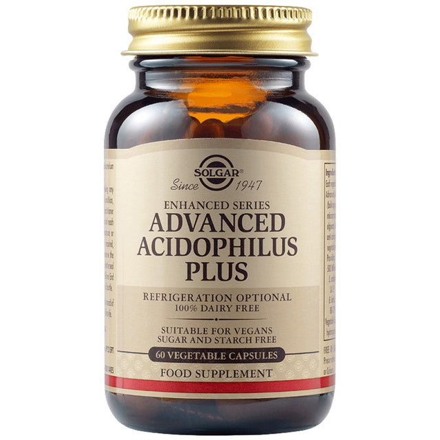 Solgar Advanced Acidophilus Plus - 60 капсули - Feel You