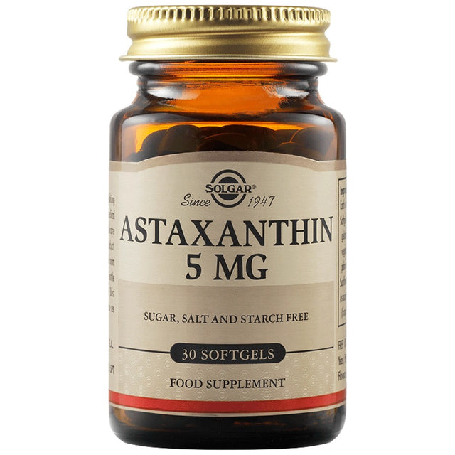 Solgar Astaxanthin 5 mg - 30 Гел капсули - Feel You