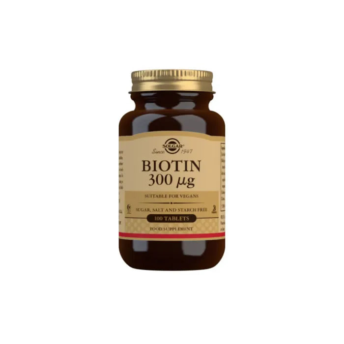 Solgar Biotin 300 µg - 100 tabs. - Feel You