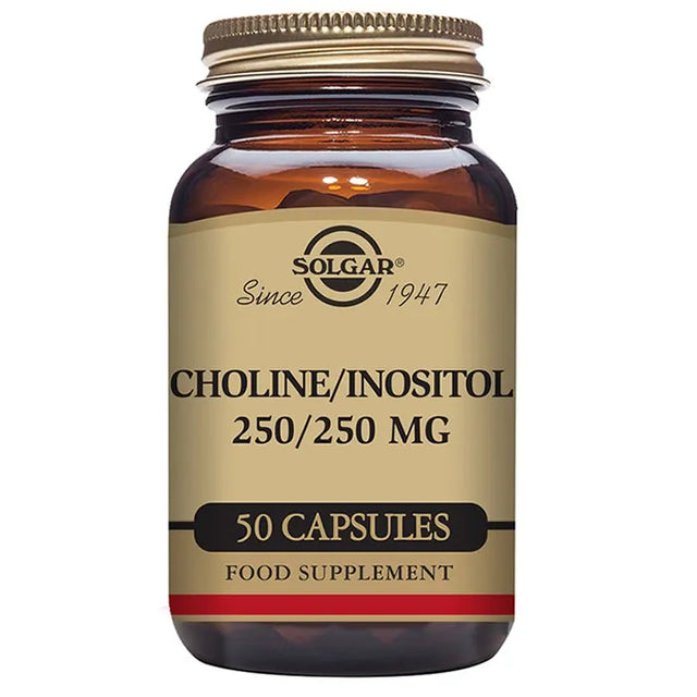 Solgar Choline/Inositol 250mg 50 Capsules - Feel You