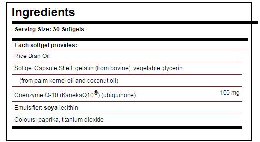 Solgar Coenzyme Q10 100 mg - 30 капсули - Feel You