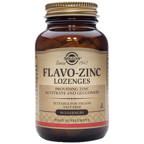 Solgar Flavo-Zinc Lozenges - 50 Подезични таблетки - Feel You