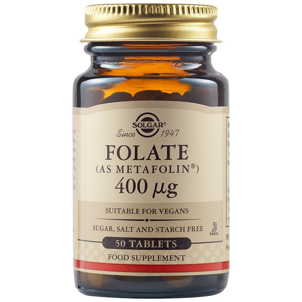 Solgar Folate 400 mcg - 50 Таблетки - Feel You