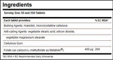 Solgar Folate 400 mcg - 50 Таблетки - Feel You
