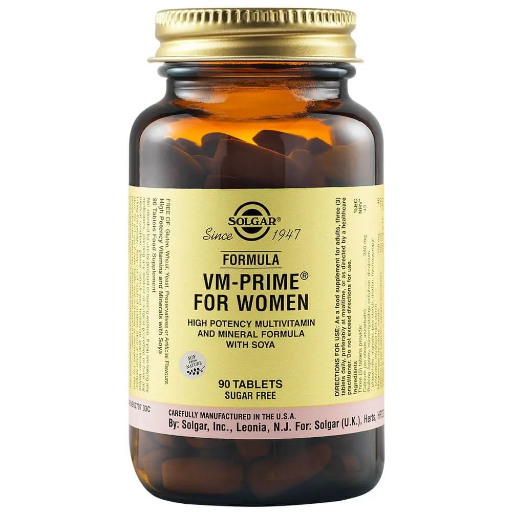 Solgar Formula VM-Prime Мултивитамини за жени над 50 години х 90 таблетки - Feel You