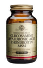 Solgar Glucosamine, Hyaluronic Acid, Chondroitin, MSM за стави х60 таблетки - Feel You