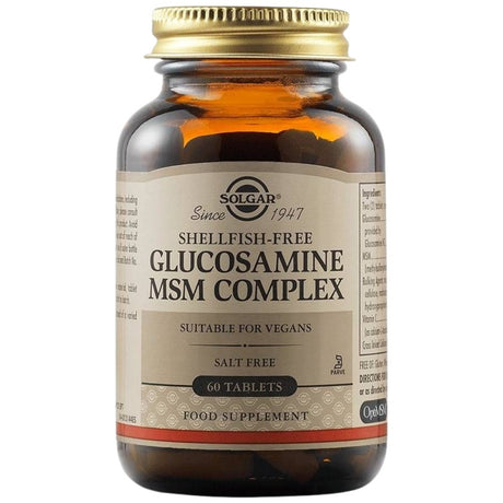 Solgar Glucosamine MSM Complex - 60 Таблетки - Feel You