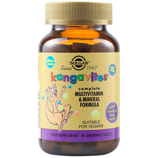 Solgar Kangavites Multivitamin for Children - 60 Дъвчащи таблетки - Feel You