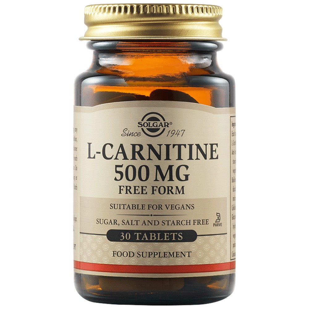 Solgar L-Carnitine 500 mg - 30 Таблетки - Feel You