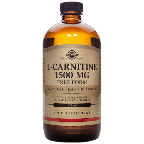 Solgar L-Carnitine Liquid 1500 - 473 мл - Feel You