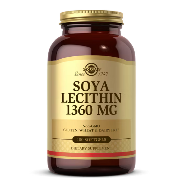 Solgar Lecithin / Soya Unbleached 1360 mg - 100 Гел капсули - Feel You