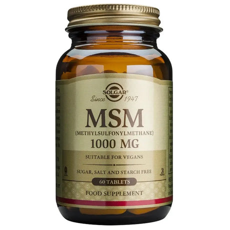Solgar MSM 1000mg 60 Tablets - Feel You