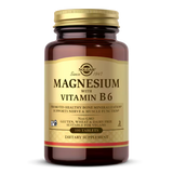 Solgar Magnesium + Vitamin B6 - 100 Таблетки - Feel You