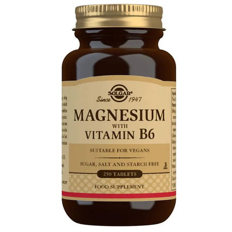 Solgar Magnesium + Vitamin B6 250 Tablets - Feel You