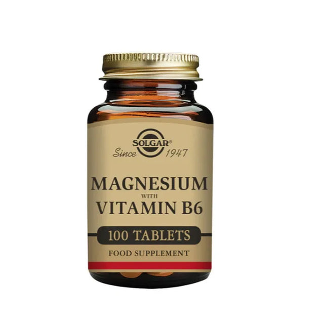 Solgar Magnesium With Vitamin B6 - Pack of 100 - Feel You