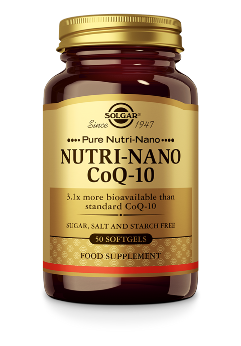 Solgar Nutri-Nano CO-Q10 - 50 Гел капсули - Feel You