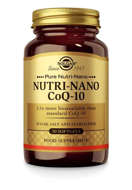 Solgar Nutri-Nano CO-Q10 - 50 Гел капсули - Feel You