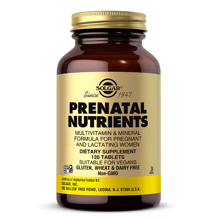 Solgar Prenatal Nutrients - 120 Таблетки - Feel You