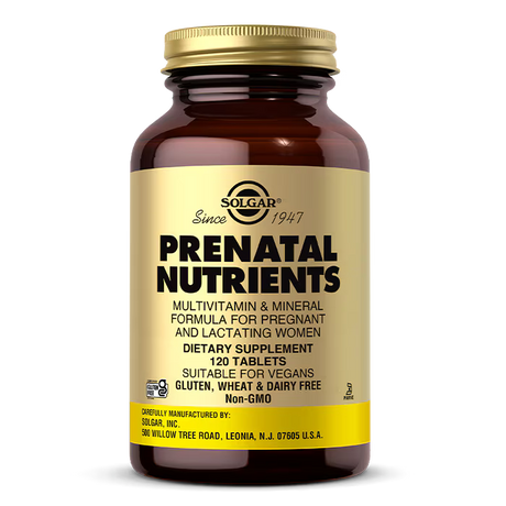 Solgar Prenatal Nutrients - 120 Таблетки - Feel You